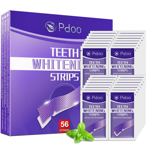 Purple Teeth Whitening Strip 20 Non-Slip Strips - Whitening for Teeth Sensitive, Professional Teeth Whitening Strips, Fast Remove Smoking, Coffee, Wine Stains, Teeth Whitening Kit Pack