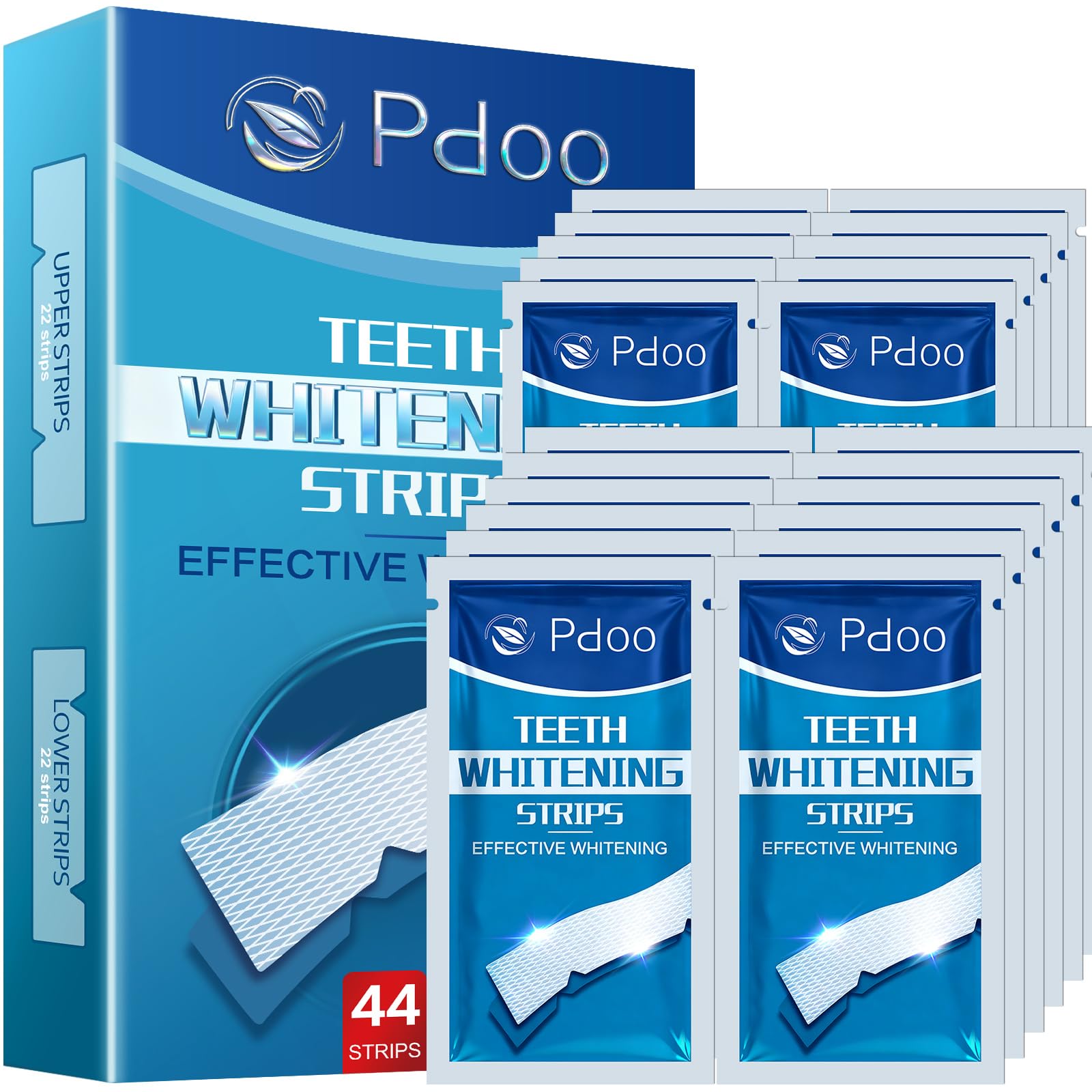Purple Teeth Whitening Strip 20 Non-Slip Strips - Whitening for Teeth Sensitive, Professional Teeth Whitening Strips, Fast Remove Smoking, Coffee, Wine Stains, Teeth Whitening Kit Pack