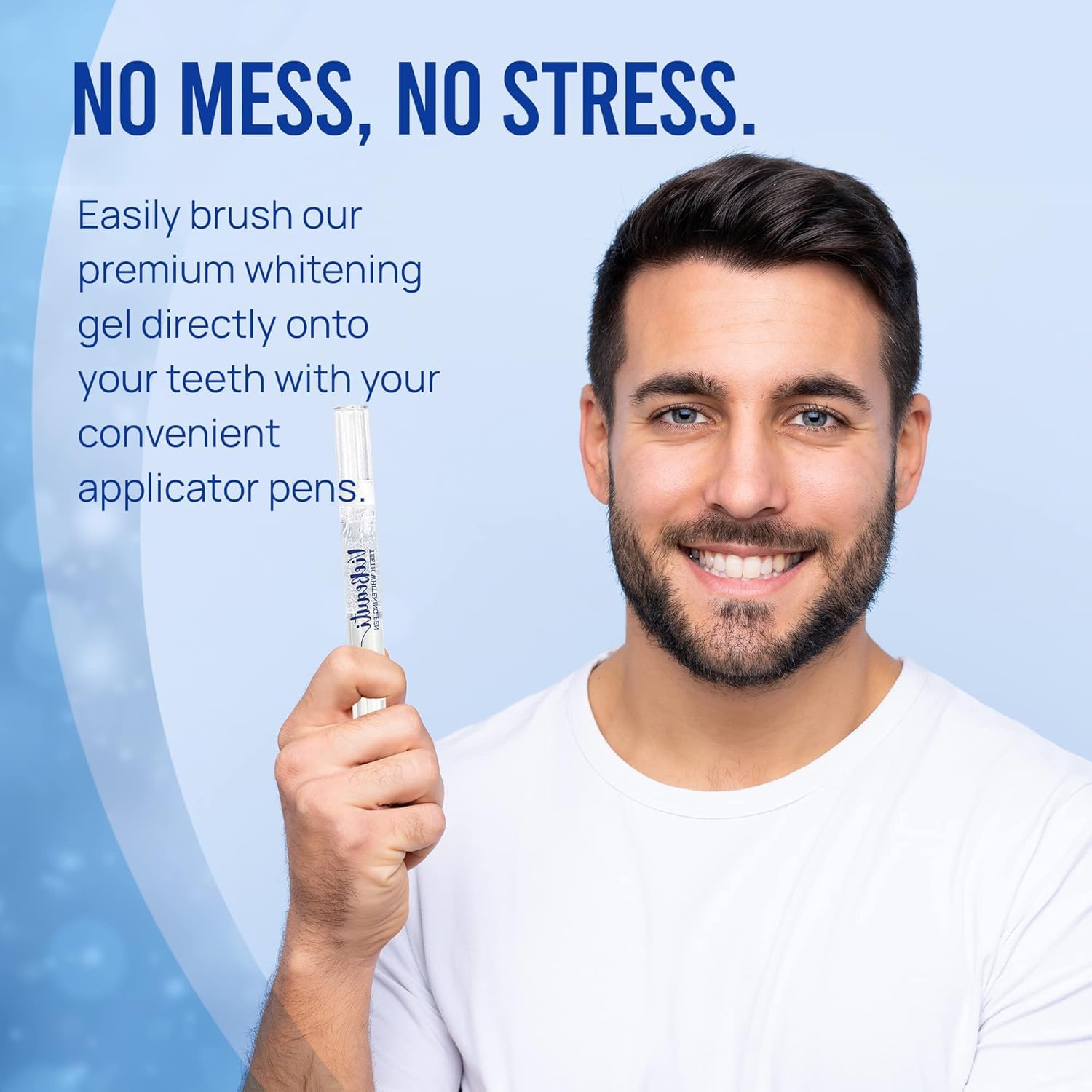 VieBeauti Teeth Whitening Pen Gel: 30+ Uses - Teeth whitening Gel with Professional Formulation and Ingredients, No Sensitivity, Travel-Friendly, Beautiful White Smile Mint
