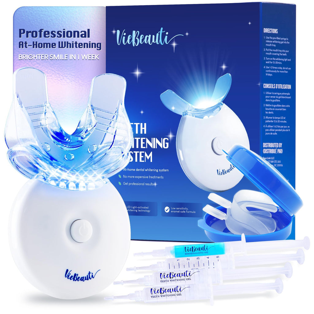VieBeauti Teeth Whitening Pen Gel: 30+ Uses - Teeth whitening Gel with Professional Formulation and Ingredients, No Sensitivity, Travel-Friendly, Beautiful White Smile Mint